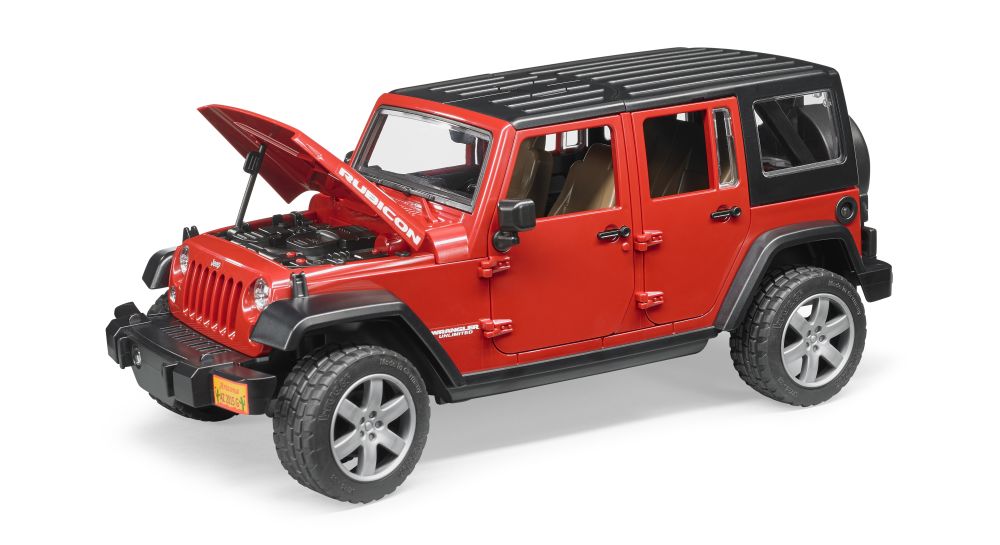 Bruder 2525 Jeep Wrangler Rubicon červená Hračky CZHračky