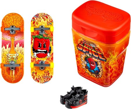 Hot Wheels skates 2 ks fingerboard a boty v krabice HVK78