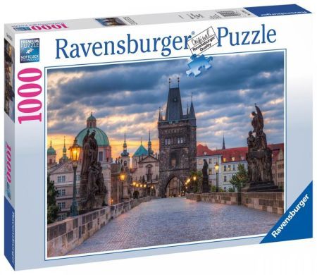Puzzle Ravensburger Praha: Prochzka po Karlov most 1000 dlk