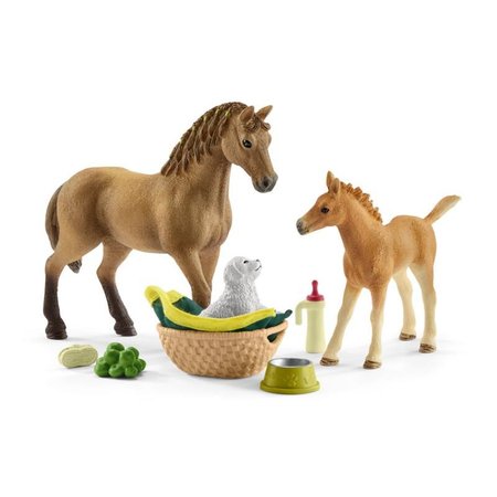 Schleich 42432 Set hb a Quarter k se ttkem a doplky