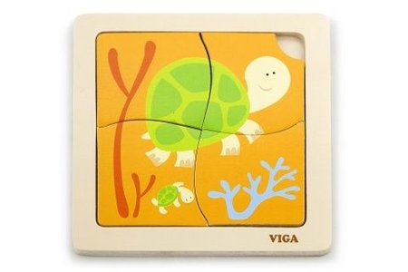 Viga Devn puzzle 4 dlky - elva
