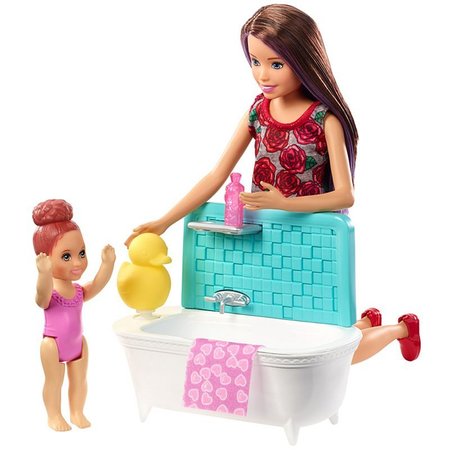 Mattel Barbie Chůva herní set FXH05