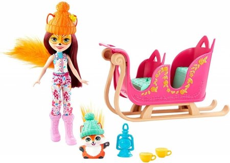 Mattel Enchantimals Hern set Zimn sn GJX31