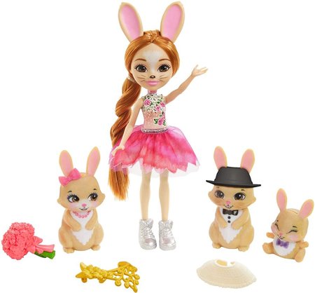 Mattel Enchantimals rodinka GYJ08 Brystal Bunny