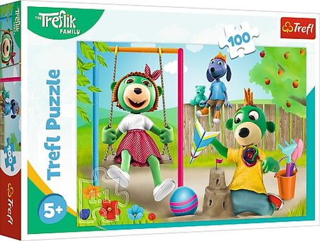 Trefl Puzzle 100 - Rodina Treflk
