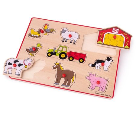 Bigjigs Toys Vkldac puzzle Farmsk statek