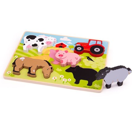 Bigjigs Toys Vkldac puzzle farma