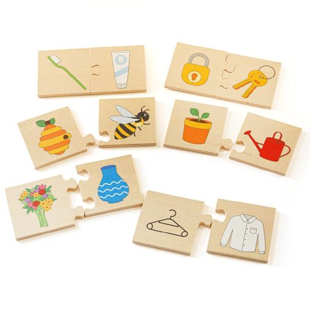 Bigjigs Toys Didaktick puzzle Co k sob pat