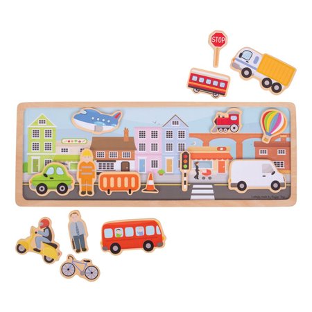 Bigjigs Toys Magnetick puzzle msto