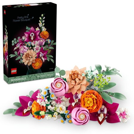 LEGO Botanicals 10342 Krsn kytice rovch kvtin