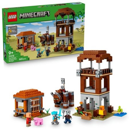 LEGO Minecraft 21278 Zkladna plenitel a Niitel