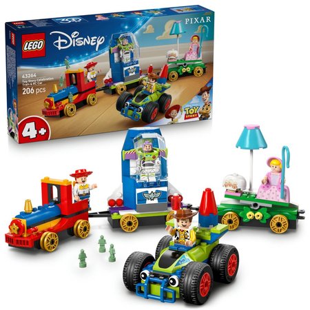 LEGO Disney 43264 Slavnostn vlek a Autko z Pbhu hraek