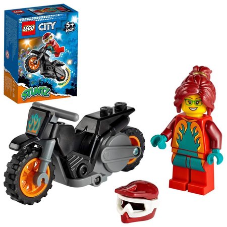 LEGO City 60311 Ohniv kaskadrsk motorka