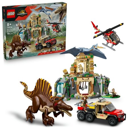 LEGO Jurassic World 76976 Leteck mise se spinosaurem a quetzalcoatlem