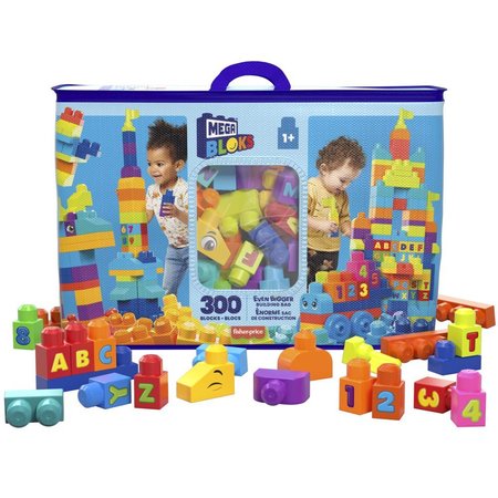 MEGA BLOKS Obrovsk pytel kostek Modr 300ks