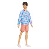 Mattel Barbie model Ken modro-rov mikina HRH24