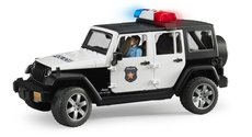 BRUDER 2526 Jeep Wrangler Policie s figurkou policisty