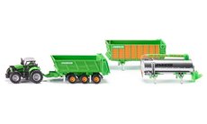 Siku Joskin Farmer 1848 Traktor Deutz se sadou pvs 1:87