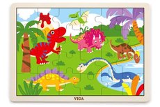 Viga Devn puzzle 16 dlk dinosaui