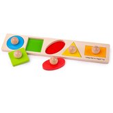 Bigjigs Baby Vkldac puzzle tvary