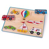 Bigjigs Toys Vkldac puzzle dopravn prostedky