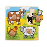 Bigjigs Toys Vkldac edukativn puzzle farma