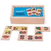 Bigjigs Toys Devn domino dopravn prostedky