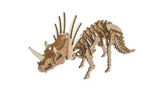 Woodcraft Dřevěné 3D puzzle Triceratops