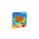 Bigjigs Toys Puzzle ivotn cyklus elvy