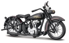 Maisto - HD - Motocykl - 1928 JDH Twin Cam, matn ern, 1:18