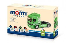 Stavebnice Monti System MS 53.2 Actros L (zelen) 1:48